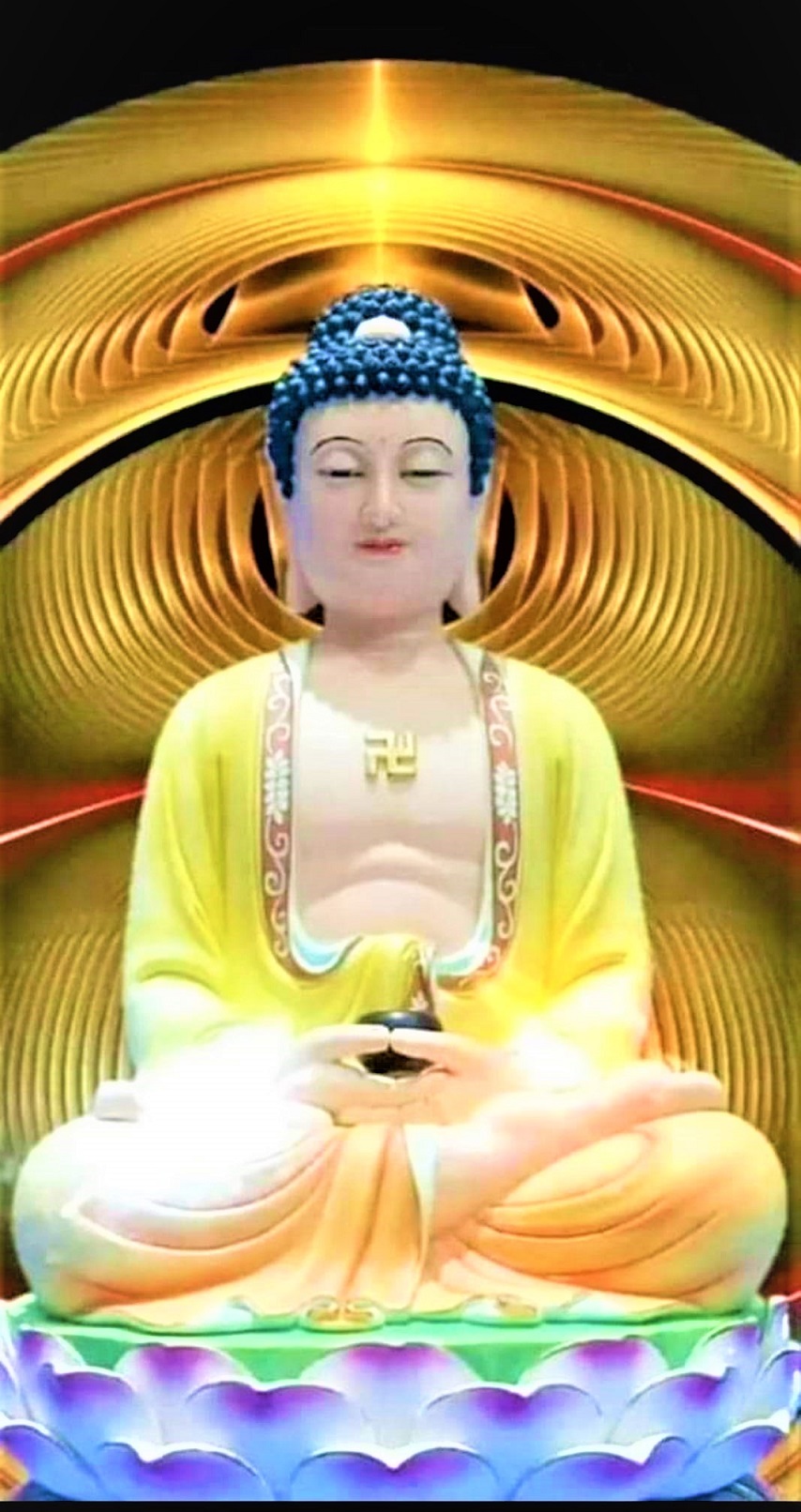A Ray of Lights is emitted in every Recitation of Namo Amitabha Buddha