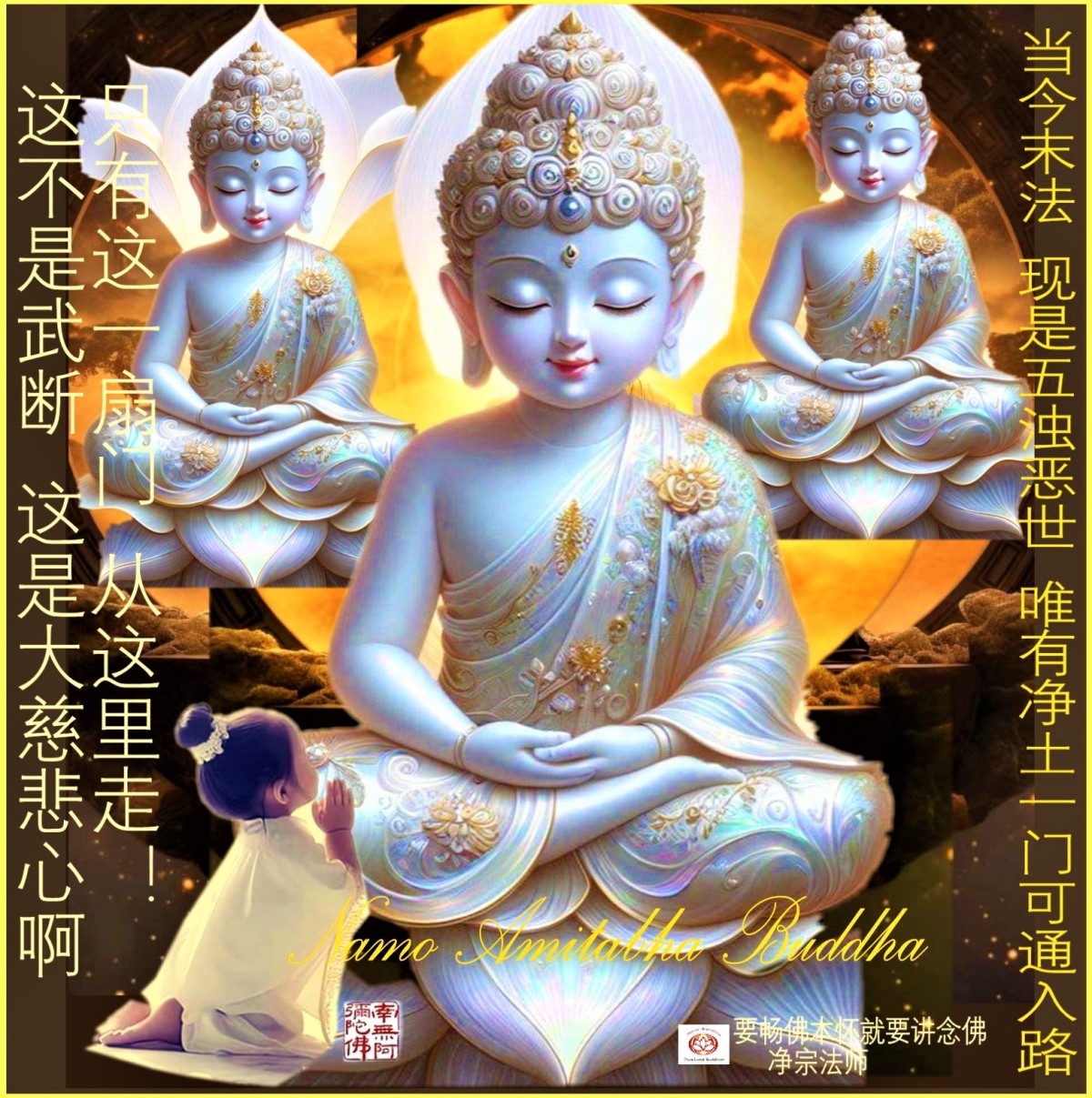 Amitabha Buddha’s ocean like Vows of Rescue